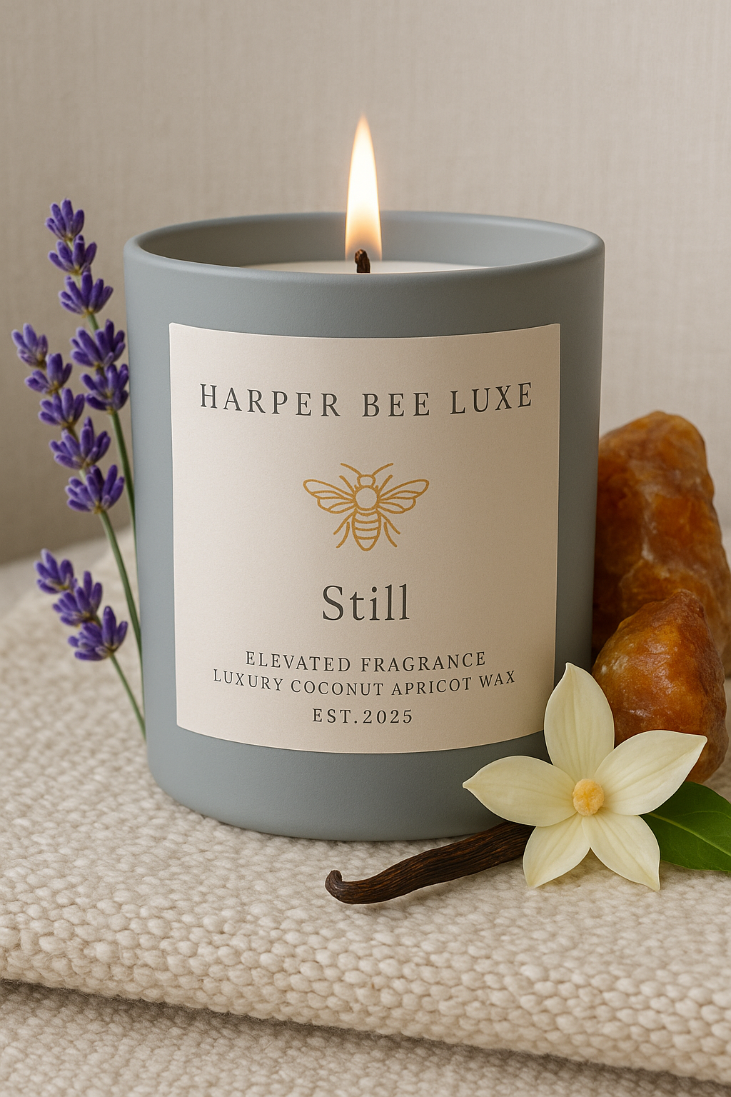 Still | Signature Collection 11 oz Ceramic Luxury Candle | Harper Bee Luxe