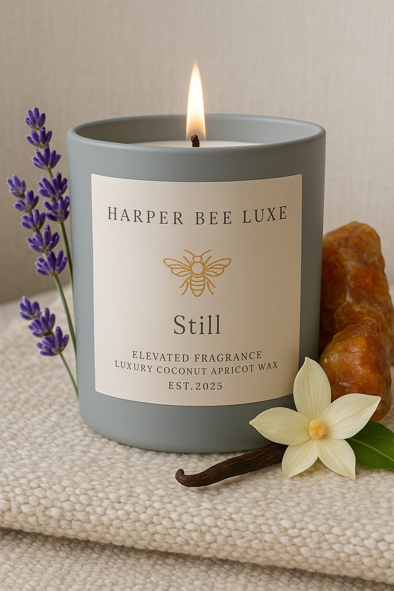 Still | Signature Collection 11 oz Ceramic Luxury Candle | Harper Bee Luxe