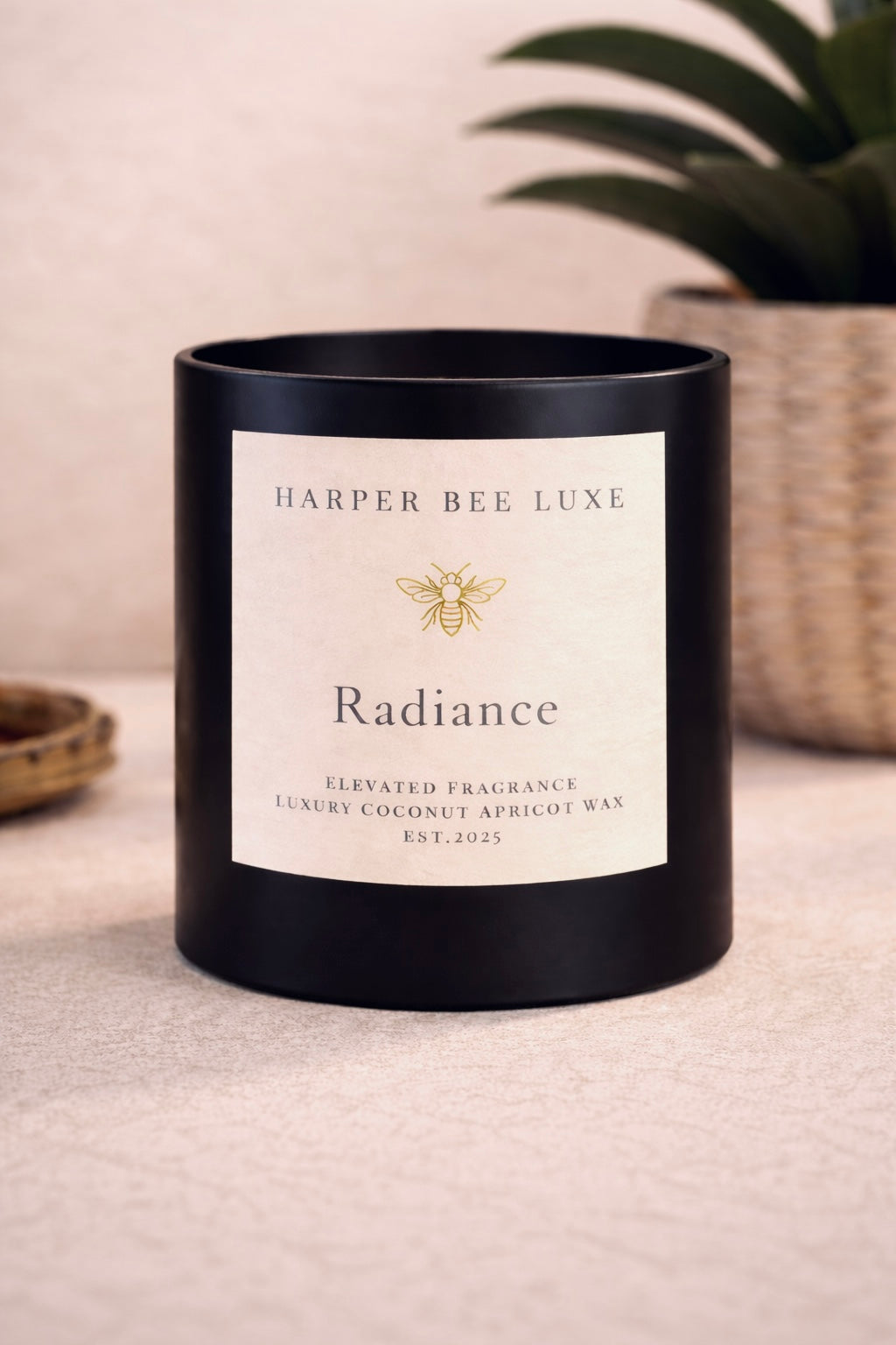 Radiance | Signature Collection 12 oz Ceramic Luxury Candle | Harper Bee Luxe