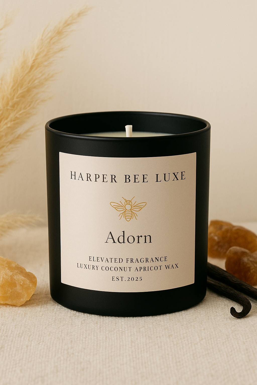 Adorn | Signature Collection 11 oz Ceramic Luxury Candle | Harper Bee Luxe